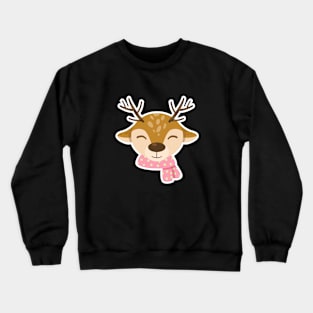 Cute reindeer art design Crewneck Sweatshirt